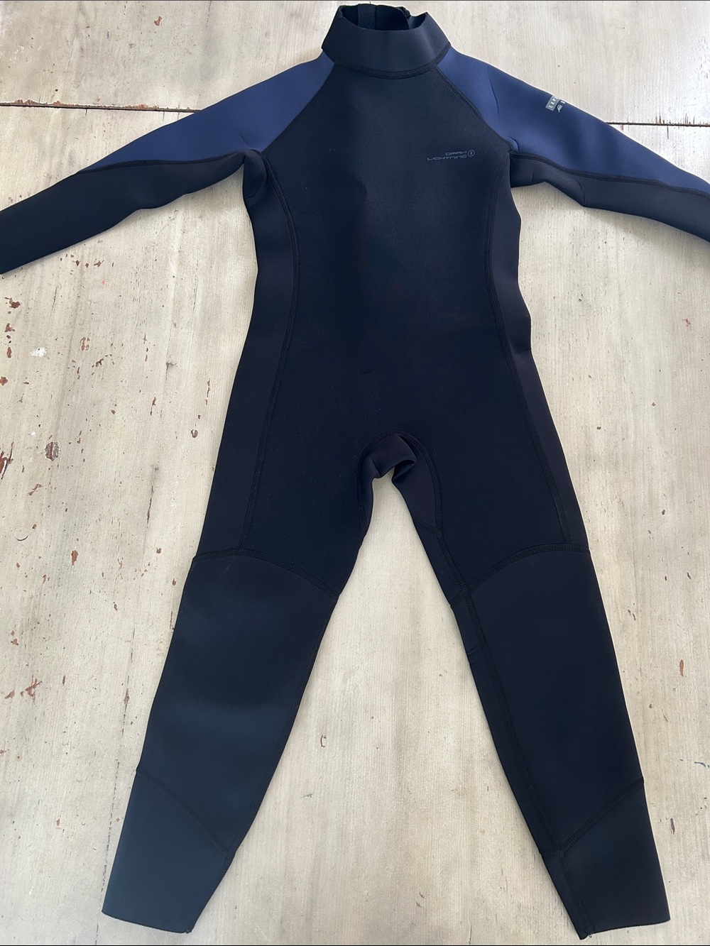 Youth  One-Piece Wetsuit - Navy & Black